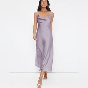 Satin bridesmaids dress